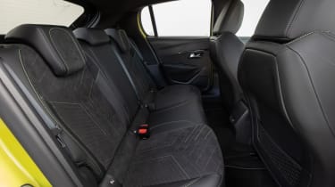 Peugeot E-208 review - rear seats